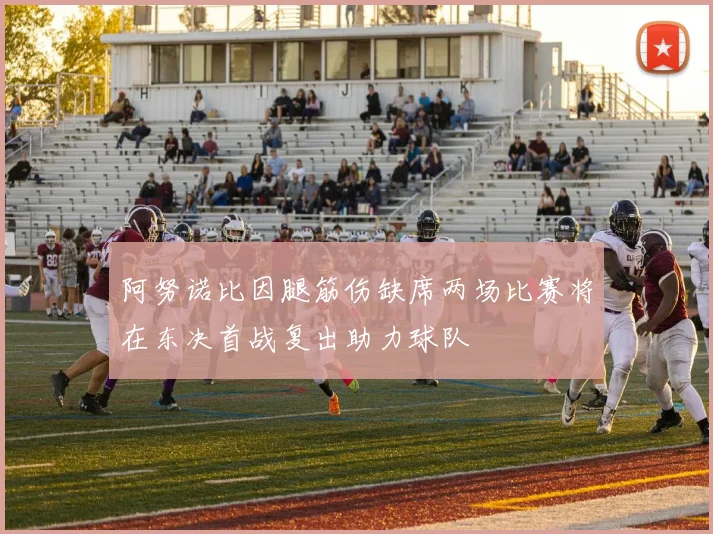 阿努诺比因腿筋伤缺席两场比赛将在东决首战复出助力球队